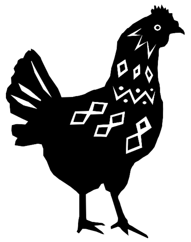 chicken silhouette